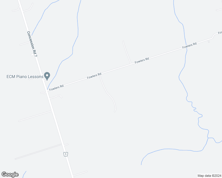 map of restaurants, bars, coffee shops, grocery stores, and more near 729 Fowlers Road in Uxbridge