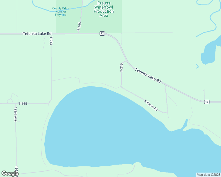 map of restaurants, bars, coffee shops, grocery stores, and more near 18649 Tetonka Lake Lane in Waterville