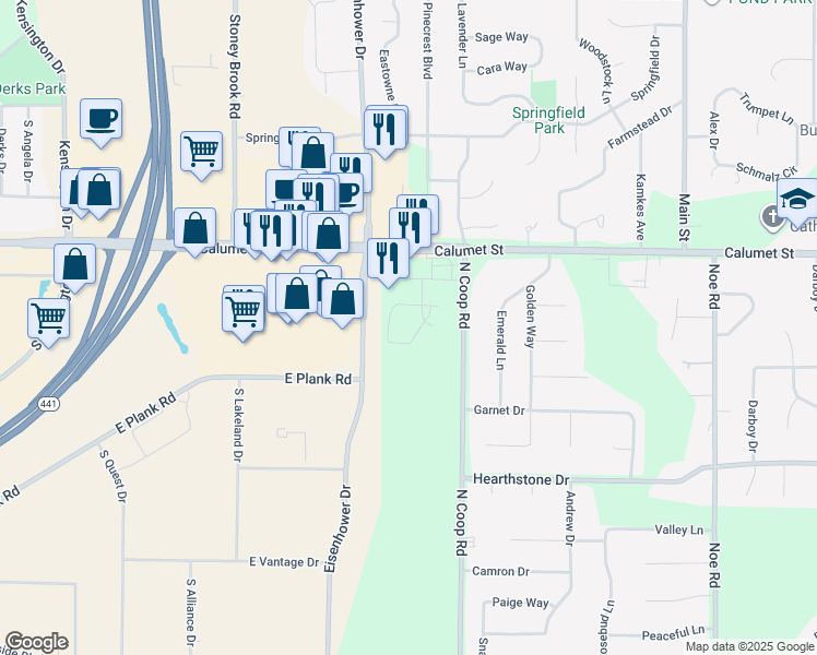 map of restaurants, bars, coffee shops, grocery stores, and more near 6150 Victorian Drive in Appleton