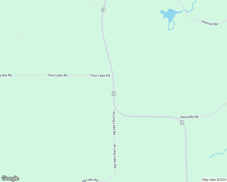map of restaurants, bars, coffee shops, grocery stores, and more near County Highway East in Waupaca