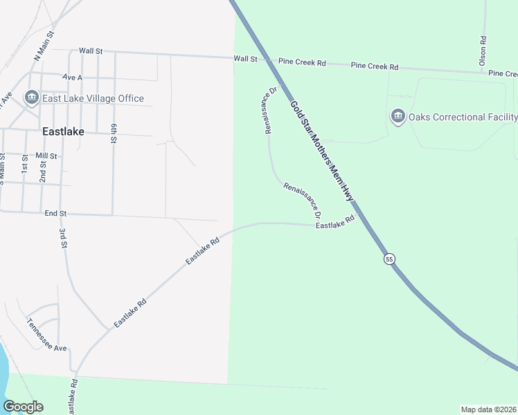 map of restaurants, bars, coffee shops, grocery stores, and more near 600-848 Eastlake Rd in Manistee