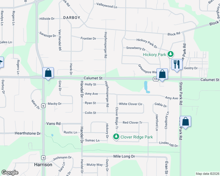 map of restaurants, bars, coffee shops, grocery stores, and more near 9679 Hopfensperger Road in Appleton