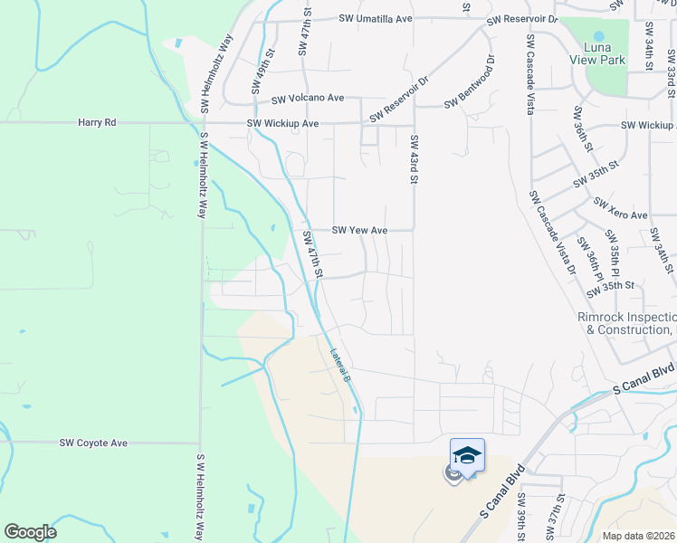 map of restaurants, bars, coffee shops, grocery stores, and more near 4577 Southwest Zenith Avenue in Redmond