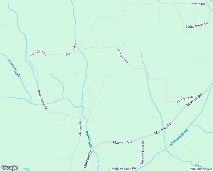 map of restaurants, bars, coffee shops, grocery stores, and more near 94699 Johnson Road in Marcola
