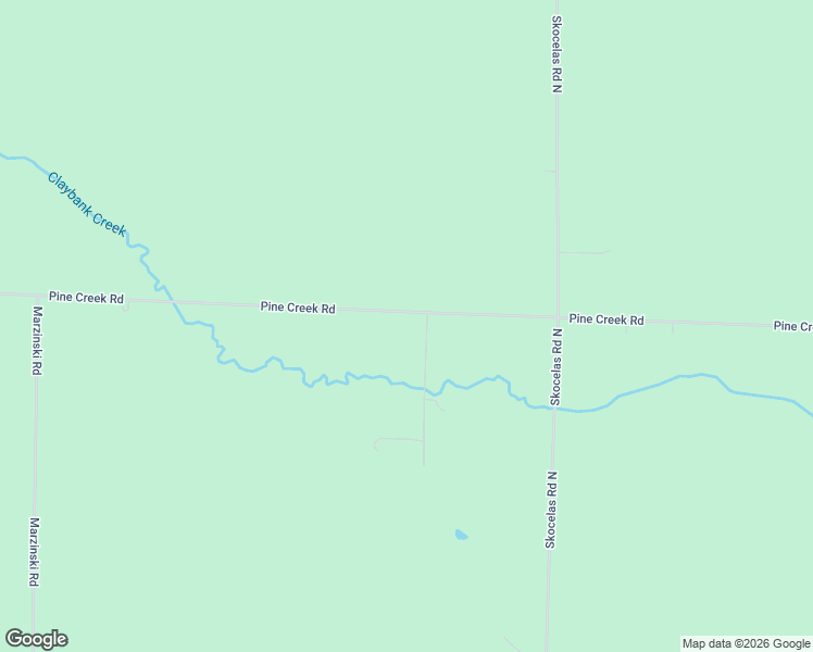 map of restaurants, bars, coffee shops, grocery stores, and more near 7741 Pine Creek Road in Manistee