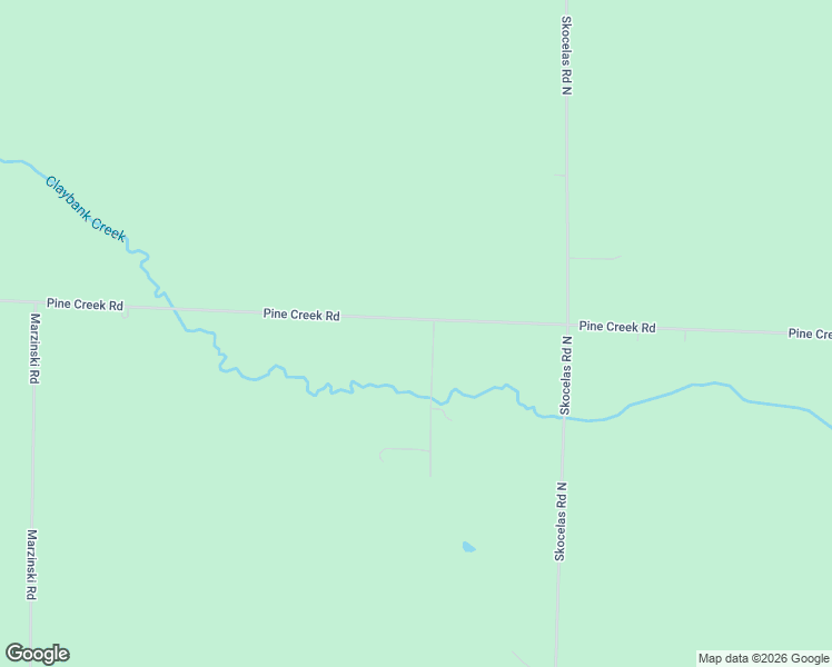 map of restaurants, bars, coffee shops, grocery stores, and more near 7741 Pine Creek Road in Manistee