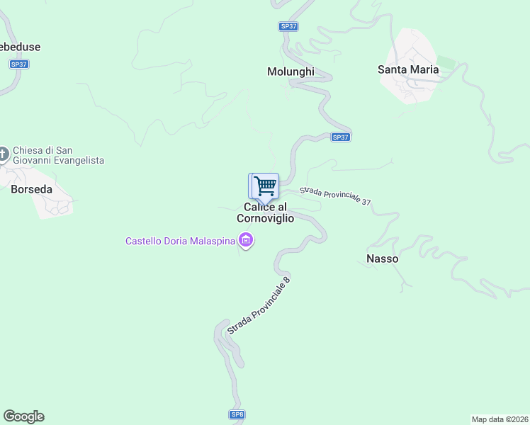 map of restaurants, bars, coffee shops, grocery stores, and more near in Calice al Cornoviglio