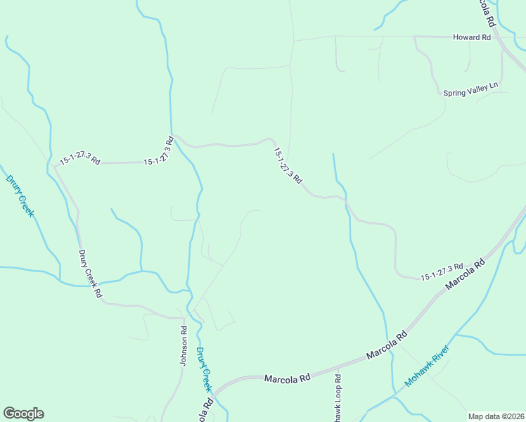 map of restaurants, bars, coffee shops, grocery stores, and more near 94699 Johnson Road in Marcola