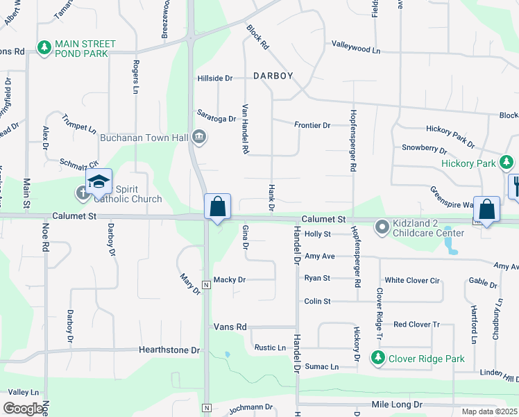 map of restaurants, bars, coffee shops, grocery stores, and more near W2629 Barney Court in Appleton