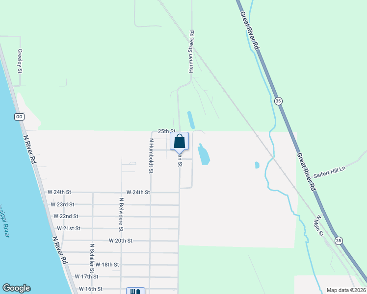 map of restaurants, bars, coffee shops, grocery stores, and more near 1775 North Herman Street in Buffalo City