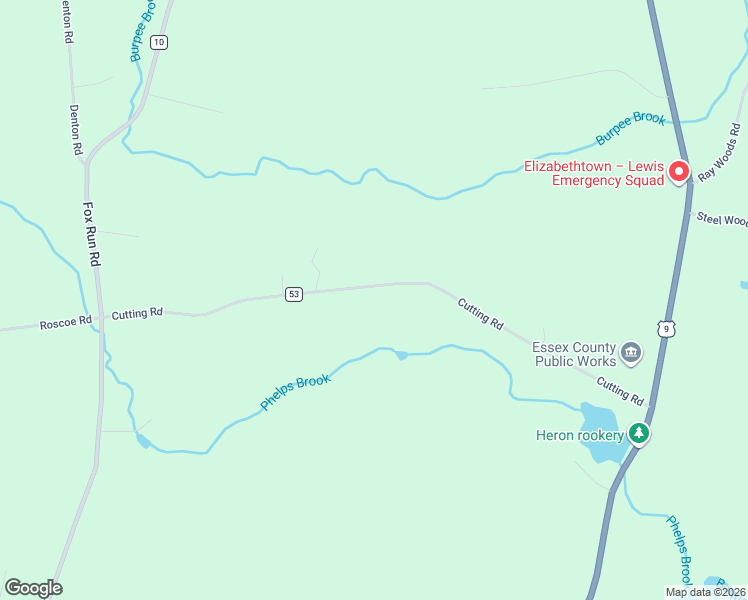 map of restaurants, bars, coffee shops, grocery stores, and more near 122 Cutting Road in Elizabethtown
