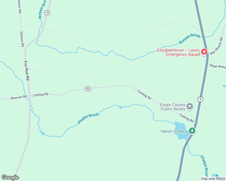 map of restaurants, bars, coffee shops, grocery stores, and more near 122 Cutting Road in Elizabethtown