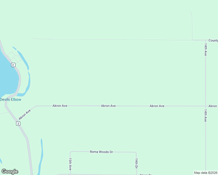 map of restaurants, bars, coffee shops, grocery stores, and more near 1470 Akron Avenue in Nekoosa