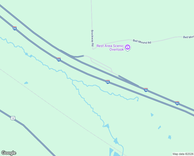 map of restaurants, bars, coffee shops, grocery stores, and more near Interstate 94 in Black River Falls