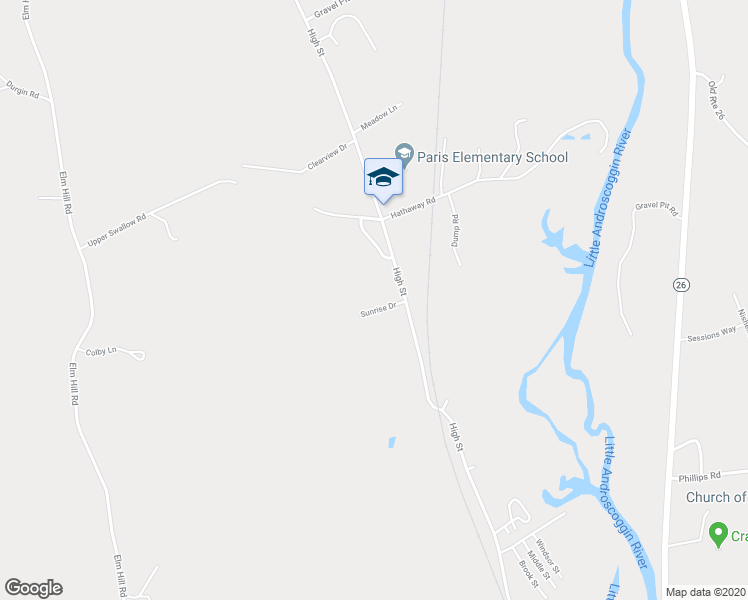 map of restaurants, bars, coffee shops, grocery stores, and more near 37 Sunrise Drive in Paris