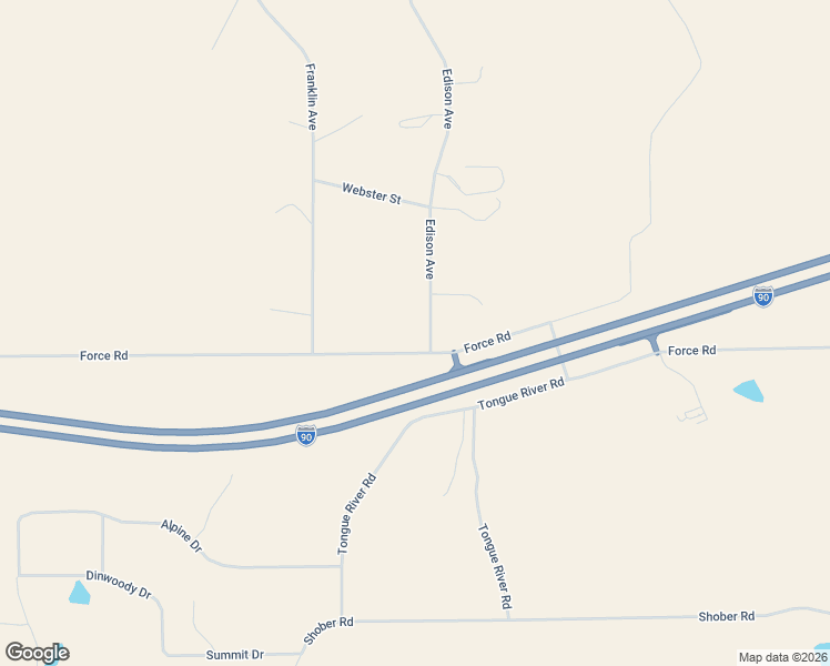 map of restaurants, bars, coffee shops, grocery stores, and more near 1-23 Edison Avenue in Gillette