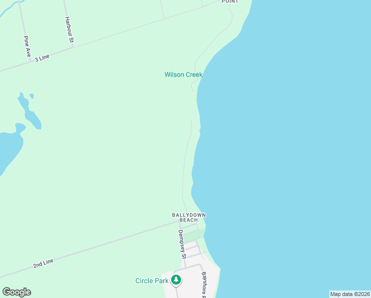 map of restaurants, bars, coffee shops, grocery stores, and more near 410 Limerick Street in Innisfil