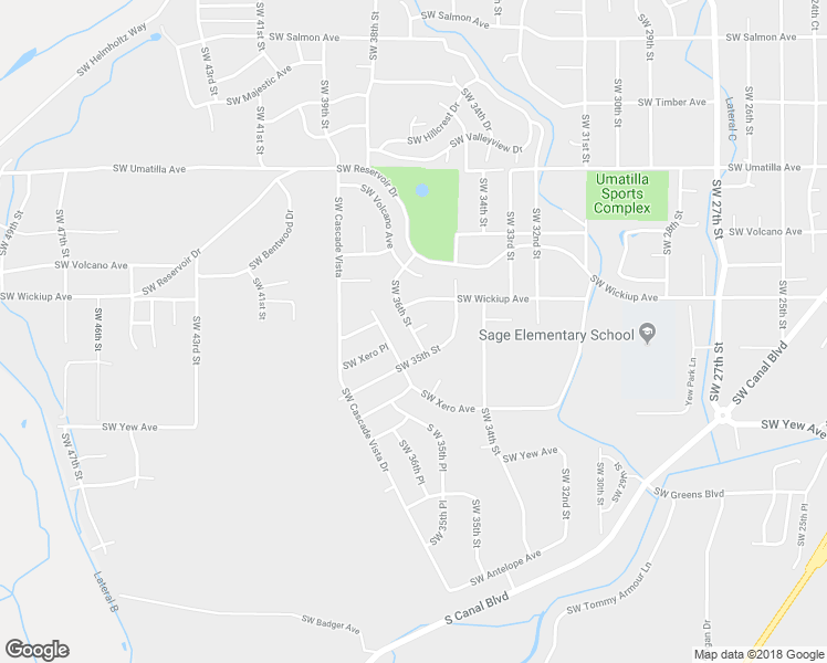 map of restaurants, bars, coffee shops, grocery stores, and more near 3200 Southwest 36th Street in Redmond