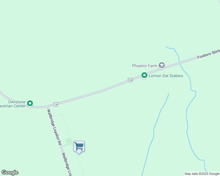 map of restaurants, bars, coffee shops, grocery stores, and more near 501 Foxboro Stirling Road in Quinte West