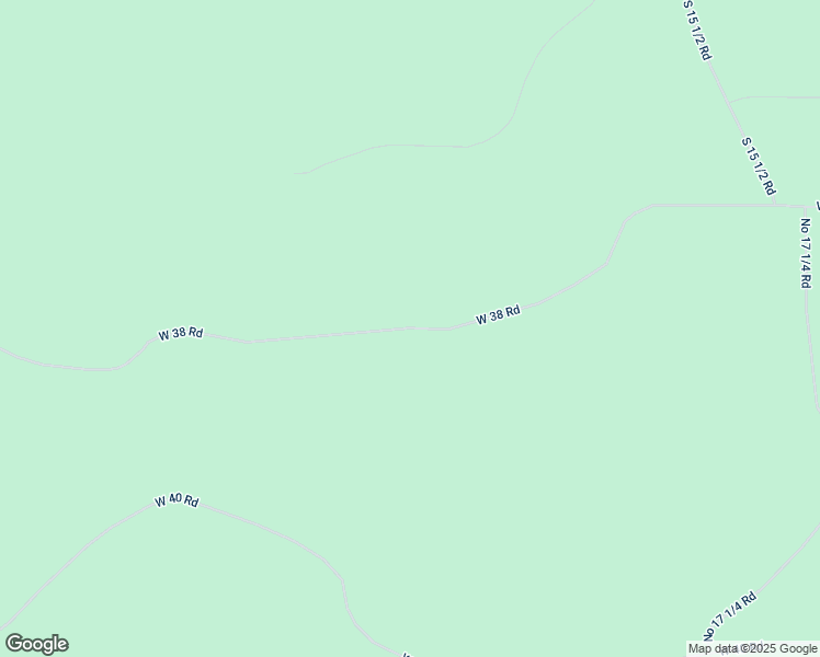 map of restaurants, bars, coffee shops, grocery stores, and more near West 38 Road in Hoxeyville