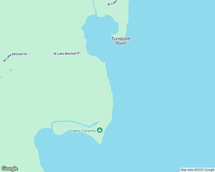 map of restaurants, bars, coffee shops, grocery stores, and more near 100 Forrest Boulevard in Cadillac