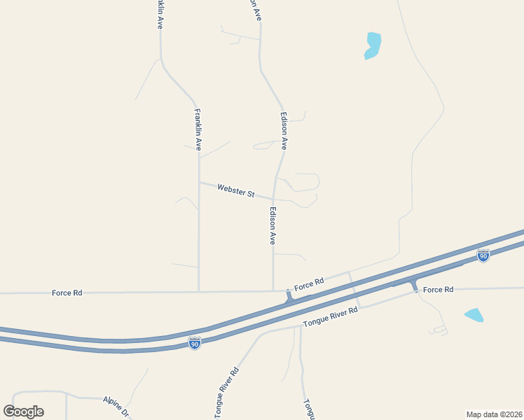 map of restaurants, bars, coffee shops, grocery stores, and more near 23 Edison Avenue in Gillette