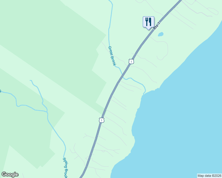 map of restaurants, bars, coffee shops, grocery stores, and more near 592 Belfast Road in Camden