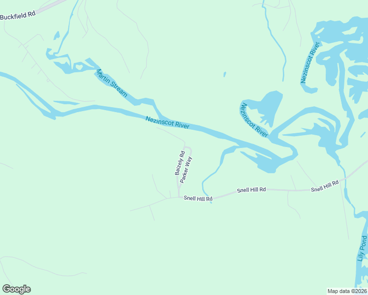 map of restaurants, bars, coffee shops, grocery stores, and more near 39 Parker Way in Turner