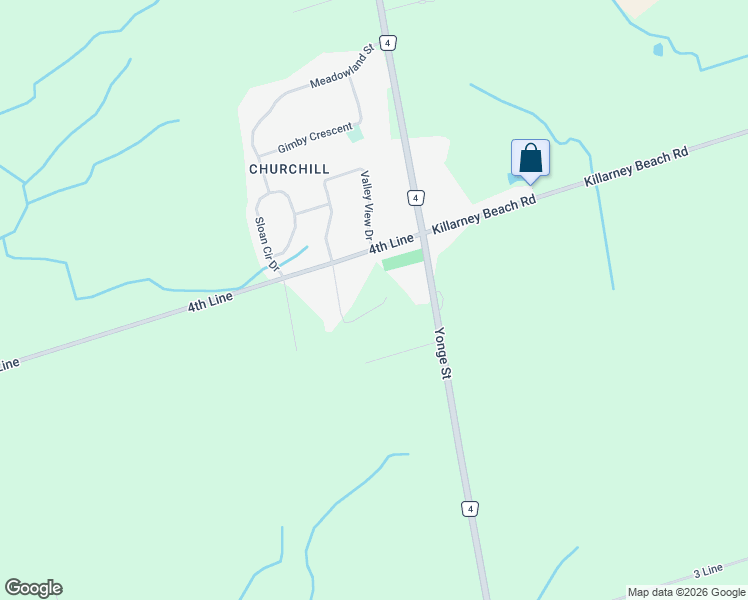 map of restaurants, bars, coffee shops, grocery stores, and more near 2236 Pemberton Way in Innisfil