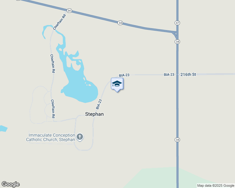 map of restaurants, bars, coffee shops, grocery stores, and more near in Stephan