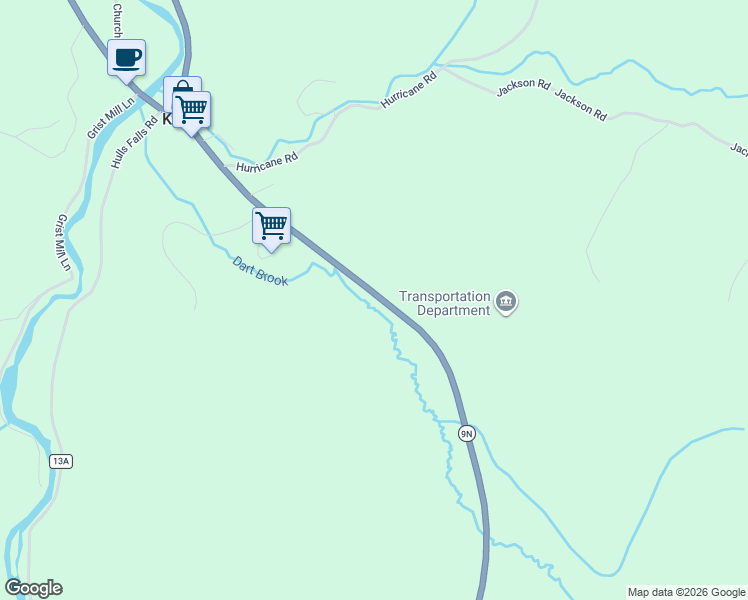 map of restaurants, bars, coffee shops, grocery stores, and more near 10815 Nys Route in Keene