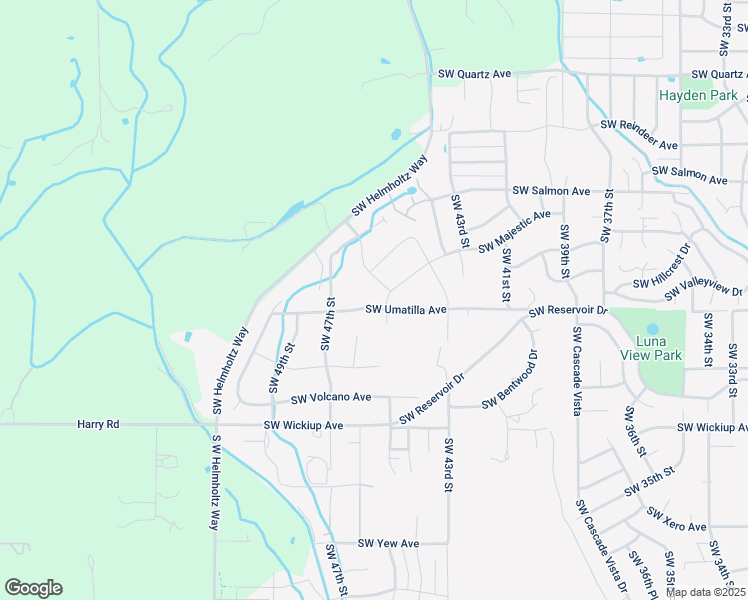 map of restaurants, bars, coffee shops, grocery stores, and more near 4533 Southwest Umatilla Avenue in Redmond