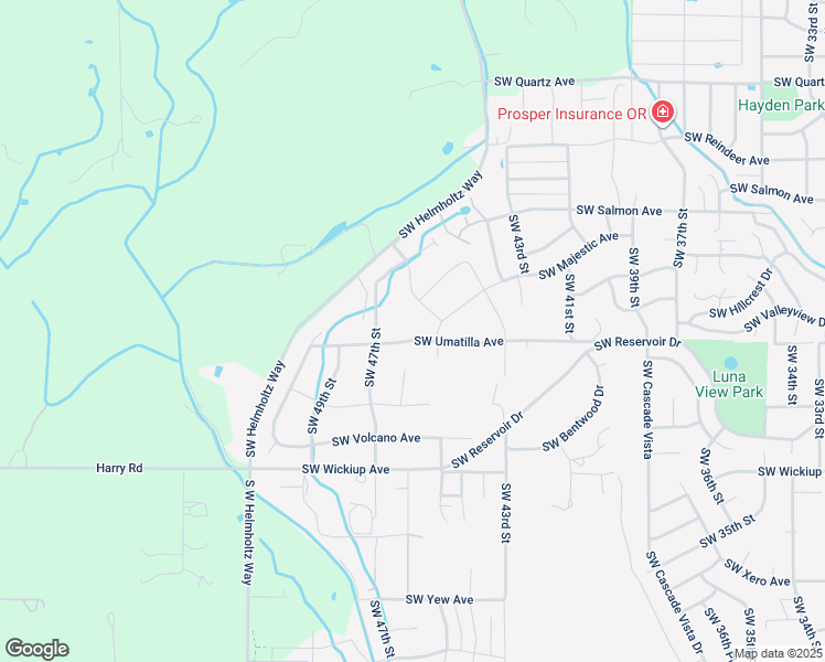 map of restaurants, bars, coffee shops, grocery stores, and more near 4533 Southwest Umatilla Avenue in Redmond