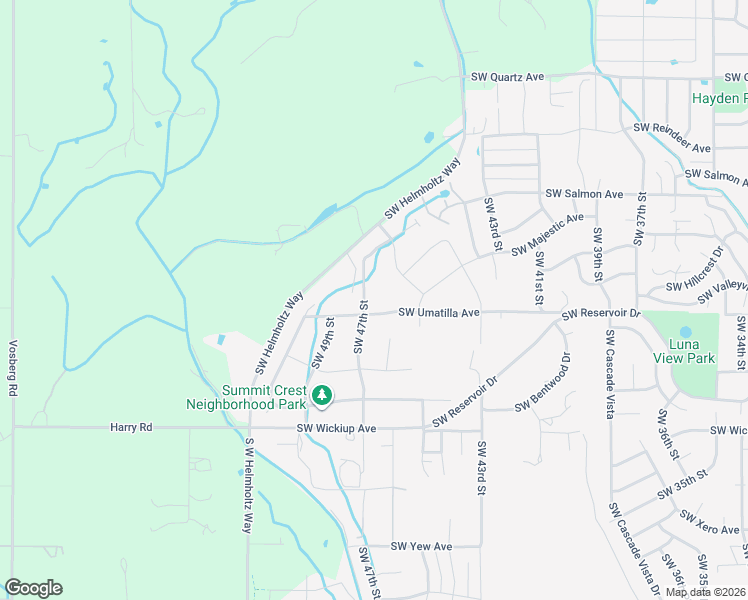 map of restaurants, bars, coffee shops, grocery stores, and more near 2572 Southwest Helmholtz Way in Redmond