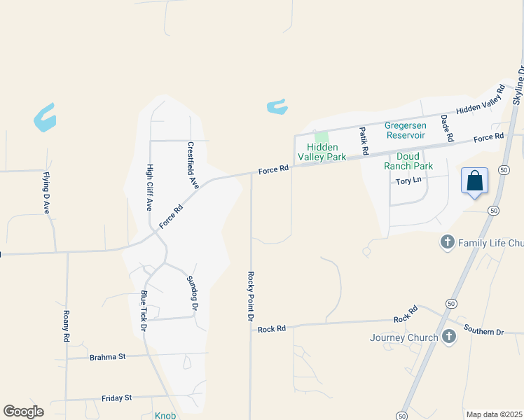 map of restaurants, bars, coffee shops, grocery stores, and more near 4601 Rocky Point Drive in Gillette