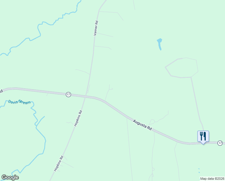 map of restaurants, bars, coffee shops, grocery stores, and more near 299 Augusta Road in Washington