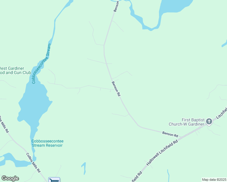 map of restaurants, bars, coffee shops, grocery stores, and more near 12 Manning Drive in West Gardiner