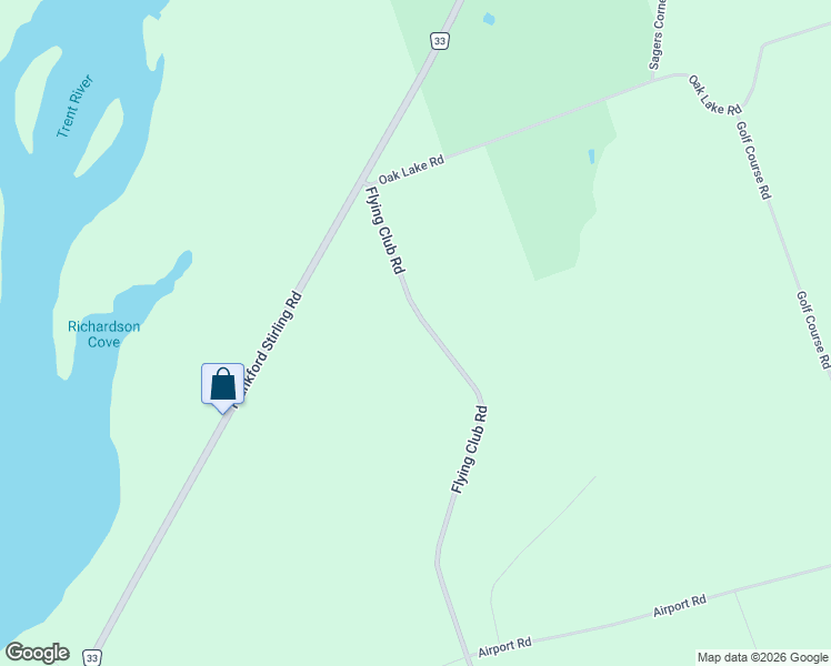 map of restaurants, bars, coffee shops, grocery stores, and more near 628 Flying Club Road in Quinte West