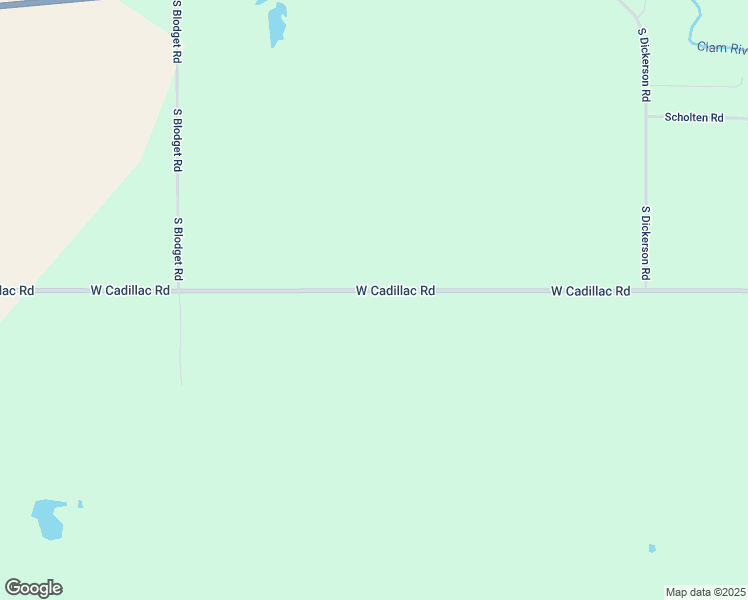 map of restaurants, bars, coffee shops, grocery stores, and more near 8591 West Cadillac Road in McBain