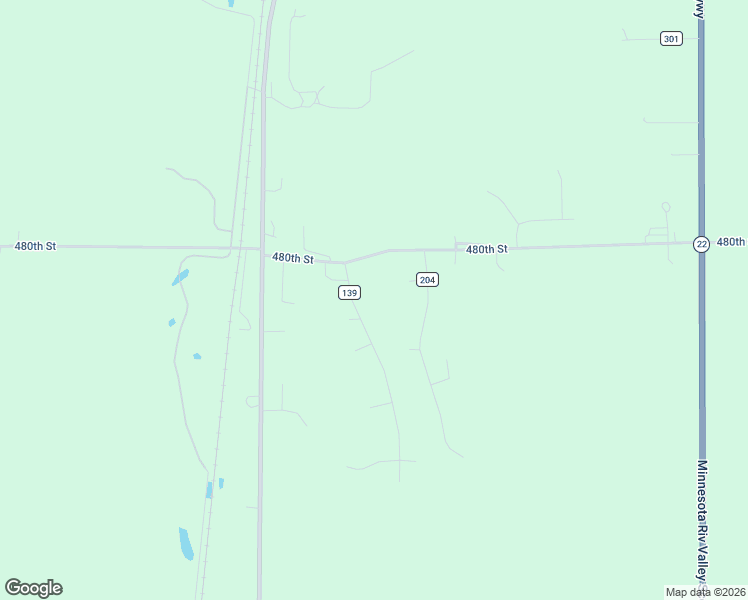 map of restaurants, bars, coffee shops, grocery stores, and more near 48085 Thunderbird Hill in Kasota