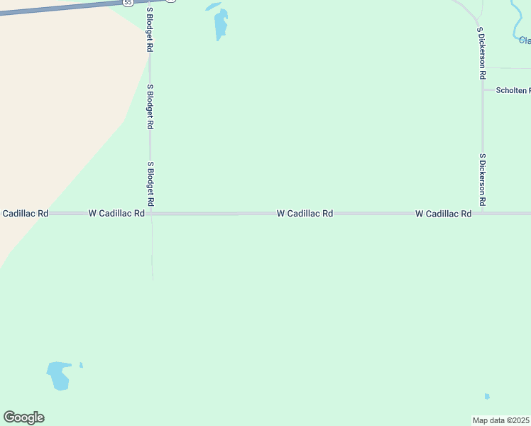 map of restaurants, bars, coffee shops, grocery stores, and more near 8672-8698 West Cadillac Road in McBain