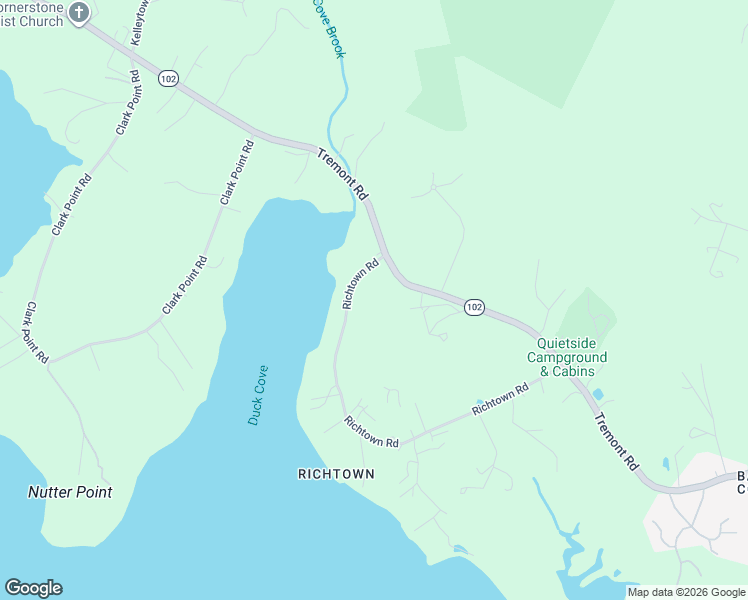 map of restaurants, bars, coffee shops, grocery stores, and more near 177 Richtown Road in Tremont