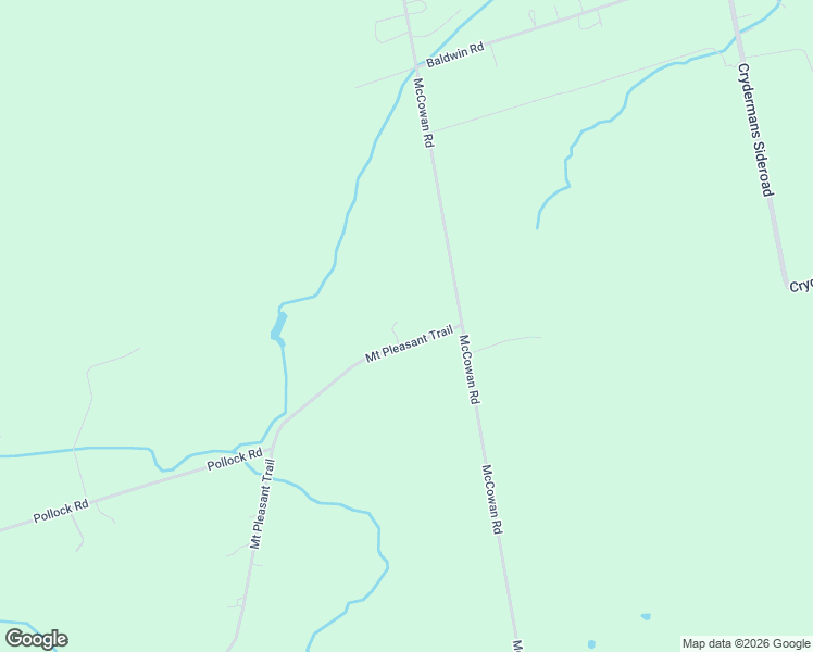 map of restaurants, bars, coffee shops, grocery stores, and more near 406 Mount Pleasant Trail in Georgina