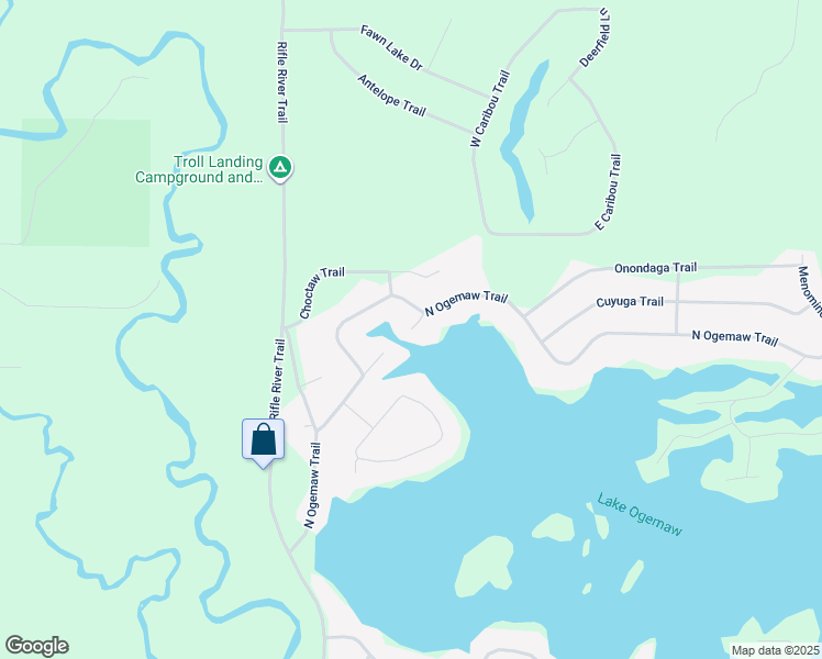 map of restaurants, bars, coffee shops, grocery stores, and more near 28938 Flint Court East in West Branch