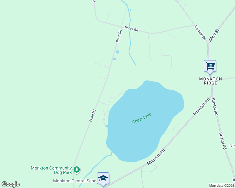 map of restaurants, bars, coffee shops, grocery stores, and more near 117 North Camp Road in Monkton