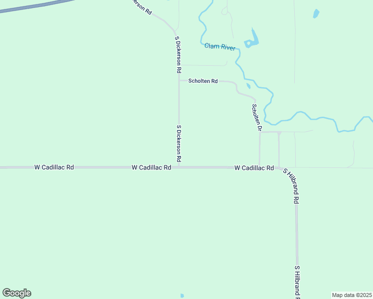 map of restaurants, bars, coffee shops, grocery stores, and more near 8591 West Cadillac Road in McBain