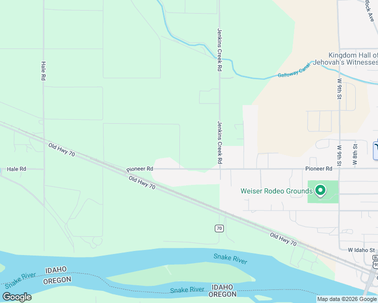 map of restaurants, bars, coffee shops, grocery stores, and more near in Weiser