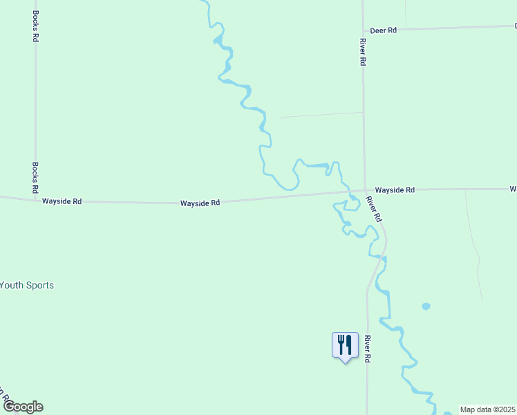 map of restaurants, bars, coffee shops, grocery stores, and more near 4147 Wayside Road in Greenleaf