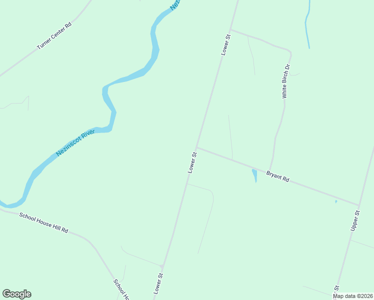 map of restaurants, bars, coffee shops, grocery stores, and more near 562 Lower Street in Turner