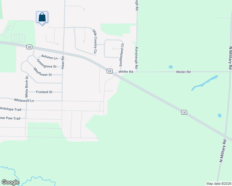 map of restaurants, bars, coffee shops, grocery stores, and more near W919 County Road CE in Kaukauna